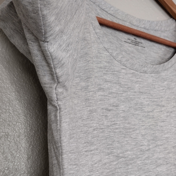 NWT Talbots Petite Women's Metallic Summer Pullover Short Sleeve Tee Size MP - Picture 7 of 14